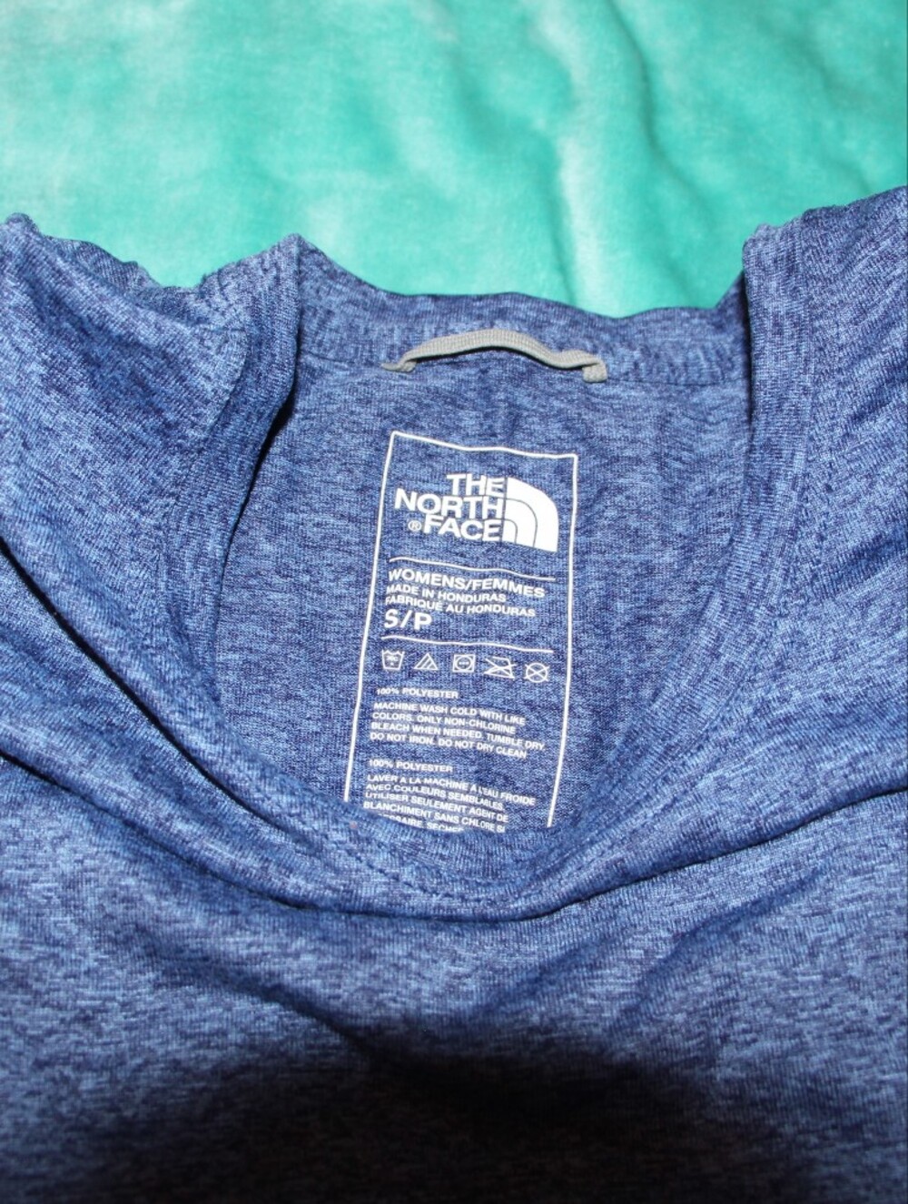 Women's Blue North Face Tee - Picture 6 of 7